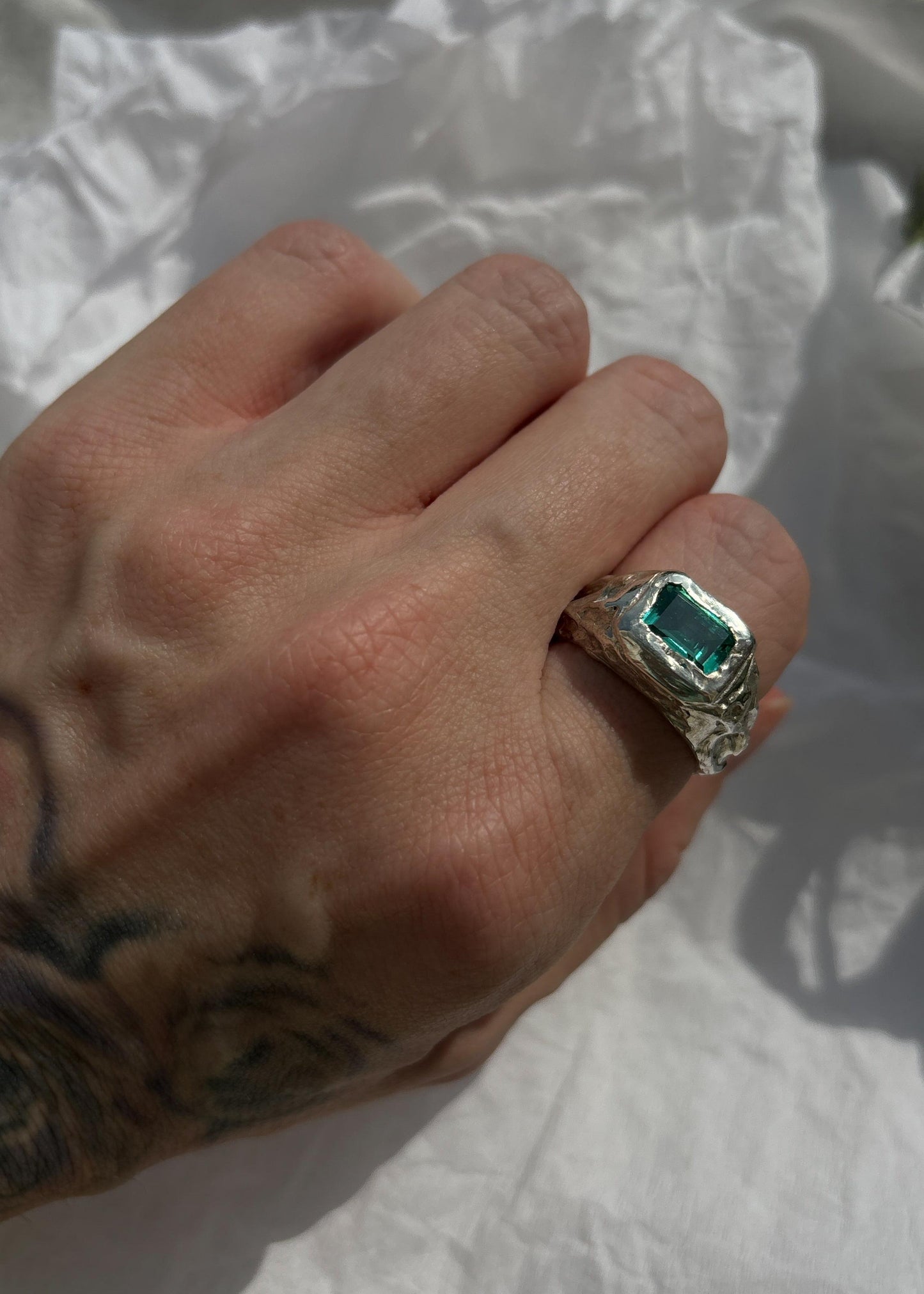 The Cathedral Moss Ring