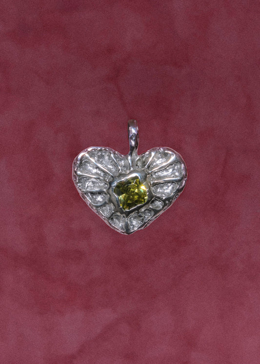 The Ivy Heart Pendant (No Chain Included)