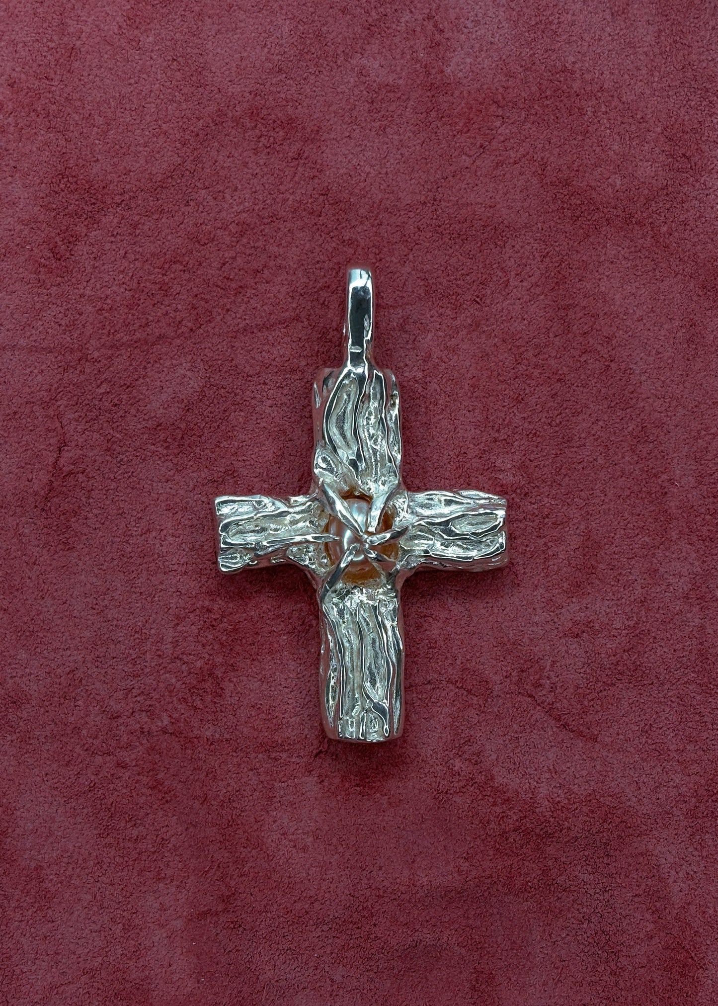 The Opaline Cross Pendant (No Chain Included)