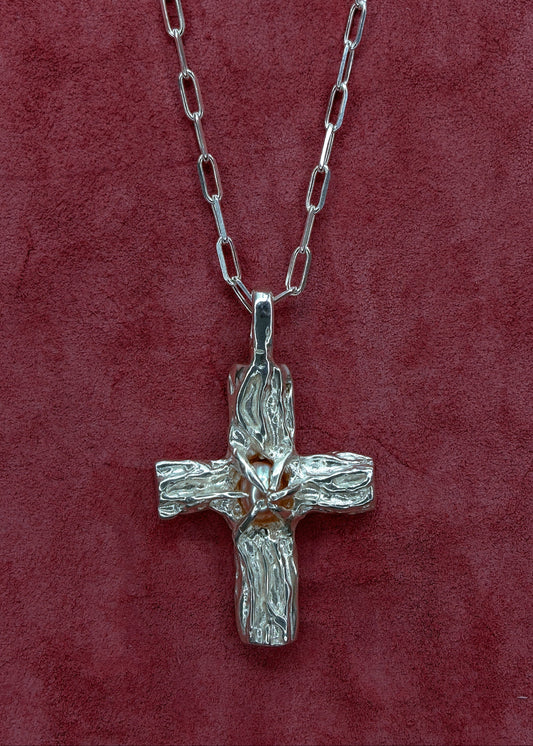 The Opaline Cross Pendant (No Chain Included)
