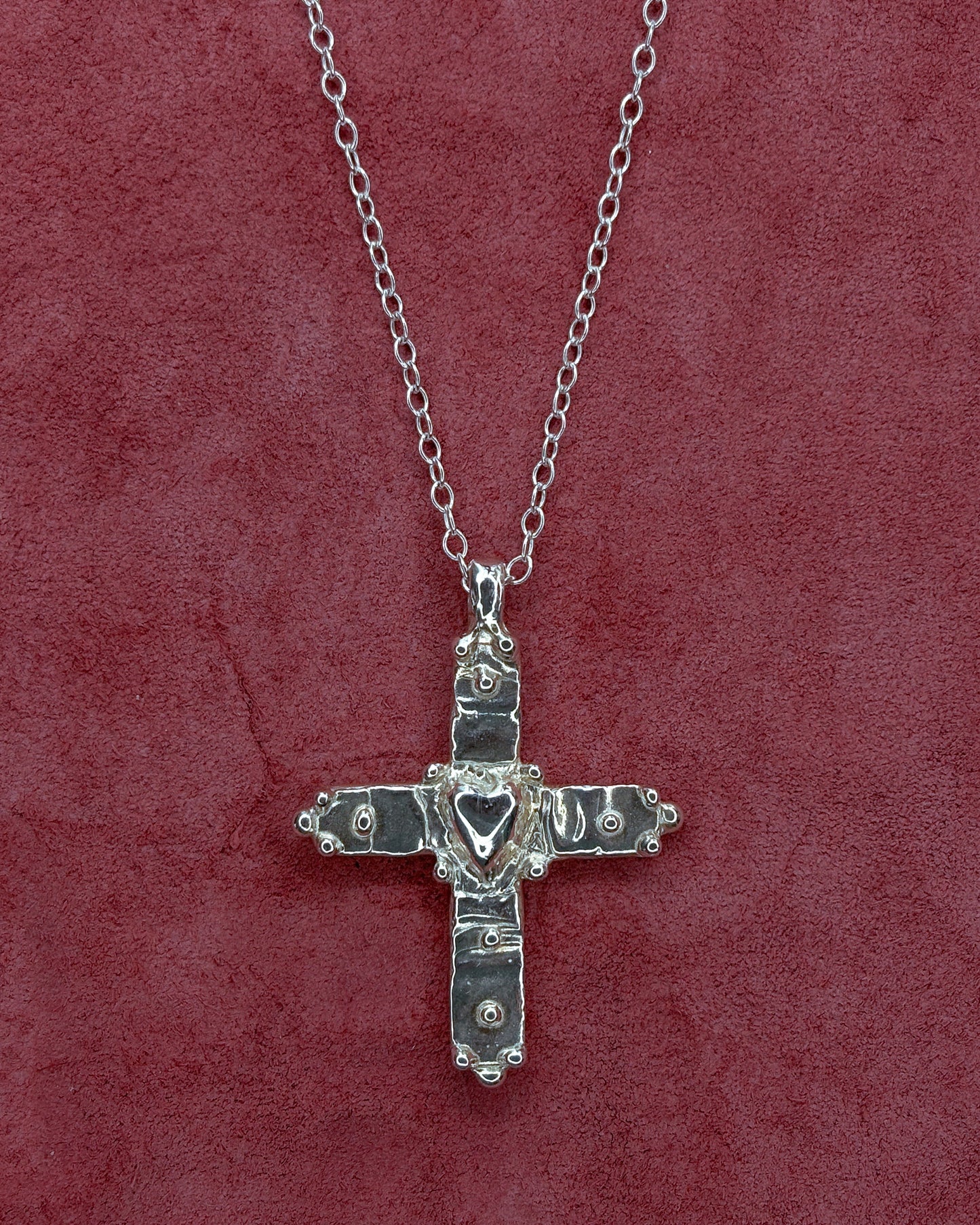 The Sweetheart Cross Pendant Pre-Order (No Chain Included)